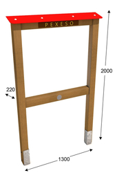 Monkey's Edukační panel Pexeso - Bezpečné hřiště 200 Monkey's Edukační panel Pexeso - Bezpečné hřiště 200